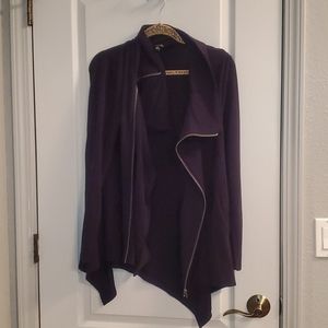 EUC Cable & Gauge Zipper Cardigan